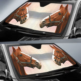 Amazing Beautiful Horse Car Auto Sun Shades 212503 - YourCarButBetter