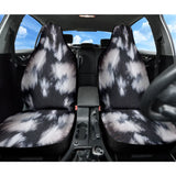 Amazing Best Gift Black And White Cowhide Print Car Seat Covers Custom 2 210601 - YourCarButBetter