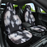 Amazing Best Gift Black And White Cowhide Print Car Seat Covers Custom 2 210601 - YourCarButBetter