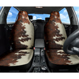 Amazing Best Gift Brown Cowhide Print Car Seat Covers Custom 1 210601 - YourCarButBetter