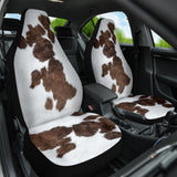 Amazing Best Gift Brown Cowhide Print Car Seat Covers Custom 3 210601 - YourCarButBetter