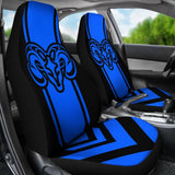 Amazing Black And Blue Dodge Ram Car Seat Covers Custom 6 212603 - YourCarButBetter