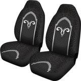 Amazing Black And Grey Dodge Ram Car Seat Covers Custom 4 212603 - YourCarButBetter