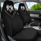 Amazing Black And White Dodge Ram Car Seat Covers Custom 1 212603 - YourCarButBetter