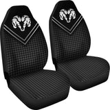 Amazing Black And White Dodge Ram Car Seat Covers Custom 1 212603 - YourCarButBetter