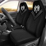 Amazing Black And White Dodge Ram Car Seat Covers Custom 1 212603 - YourCarButBetter