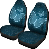 Amazing Blue Butterflies Car Seat Covers 211301 - YourCarButBetter