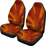 Amazing Electric Guitar Custom Retro Art Design Car Seat Covers 211305 - YourCarButBetter