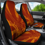 Amazing Electric Guitar Custom Retro Art Design Car Seat Covers 211305 - YourCarButBetter