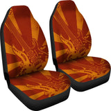 Amazing Electric Guitar Custom Retro Art Design Car Seat Covers 211305 - YourCarButBetter