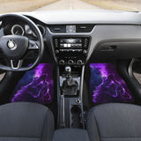 Amazing Galaxy Wolf And Cold Night Car Floor Mats 212203 - YourCarButBetter
