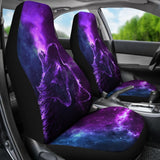 Amazing Galaxy Wolf And Cold Night Car Seat Covers 212203 - YourCarButBetter