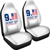 Amazing Gift Idea 09.11 Patriot Day We Will Never Forget Car Seat Covers 210305 - YourCarButBetter
