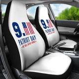 Amazing Gift Idea 09.11 Patriot Day We Will Never Forget Car Seat Covers 210305 - YourCarButBetter