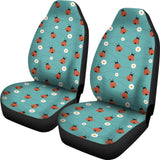 Amazing Gift Idea Ladybug Love Pattern Car Seat Covers 210901 - YourCarButBetter