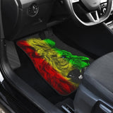 Amazing Gift Ideas Rasta Lion Roaring Car Floor Mats 211701 - YourCarButBetter