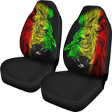 Amazing Gift Ideas Rasta Lion Roaring Car Seat Covers 211701 - YourCarButBetter