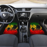 Amazing Gift Ideas Reggae Rasta Lion Car Floor Mats Custom 2 210301 - YourCarButBetter