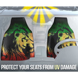 Amazing Gift Ideas Reggae Rasta Lion Car Seat Covers Custom 1 210301 - YourCarButBetter