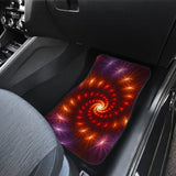 Amazing Gift Ideas Spin Fireworks Car Floor Mats 211804 - YourCarButBetter