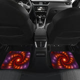 Amazing Gift Ideas Spin Fireworks Car Floor Mats 211804 - YourCarButBetter