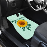Amazing Gift Ideas Sunflower Native American Pattern Celeste Background Car Floor Mats 212204 - YourCarButBetter