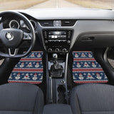 Amazing Gift Ideas Ugly Christmas Snowman Pattern Car Floor Mats 211903 - YourCarButBetter