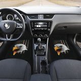 Amazing Green American Flag Custom Eagle Car Floor Mats 211803 - YourCarButBetter