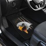 Amazing Green American Flag Custom Eagle Car Floor Mats 211803 - YourCarButBetter
