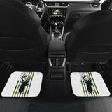 Amazing Green American Flag Deer Hunting Car Floor Mats 211803 - YourCarButBetter