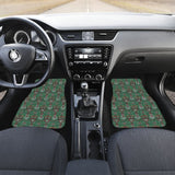 Amazing Green Ugly Christmas Snowman Pattern Car Floor Mats 211903 - YourCarButBetter