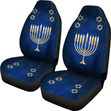 Amazing Hanukkah Pattern Print Car Seat Covers 210201 - YourCarButBetter