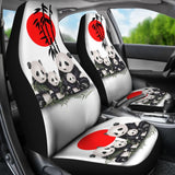Amazing Iconic Panda Family Car Seat Covers 211106 - YourCarButBetter