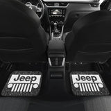 Amazing Jeep Offroad Gray White Asphalt Car Floor Mats Custom 1 211001 - YourCarButBetter