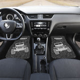 Amazing Jeep Offroad Gray White Asphalt Car Floor Mats Custom 2 211001 - YourCarButBetter