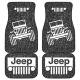 Amazing Jeep Offroad Gray White Asphalt Car Floor Mats Custom 2 211001 - YourCarButBetter