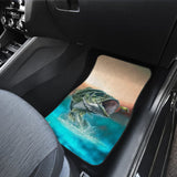 Amazing Largemouth Bass Fishing Car Floor Mats 210807 - YourCarButBetter