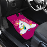 Amazing LGBT Unicorn Pink Themed Car Floor Mats 211204 - YourCarButBetter