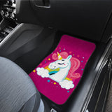 Amazing LGBT Unicorn Pink Themed Car Floor Mats 211204 - YourCarButBetter