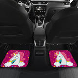 Amazing LGBT Unicorn Pink Themed Car Floor Mats 211204 - YourCarButBetter