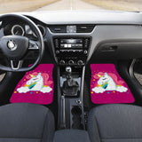 Amazing LGBT Unicorn Pink Themed Car Floor Mats 211204 - YourCarButBetter