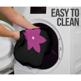 Amazing Llama Chalky Style Black Flowers Car Seat Covers Custom 1 211001 - YourCarButBetter