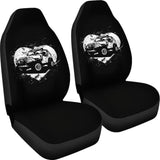 Amazing Love Heart Jeep Car Seat Covers 210507 - YourCarButBetter