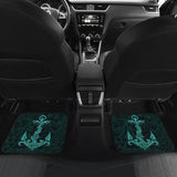 Amazing Poly Tribal Anchor Car Floor Mats 212004 - YourCarButBetter