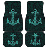 Amazing Poly Tribal Anchor Car Floor Mats 212004 - YourCarButBetter