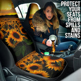 Amazing Sunflower Car Seat Covers 210501 - YourCarButBetter