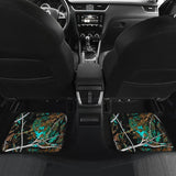 Amazing Teal Forest Hunting Camouflage Car Floor Mats 210807 - YourCarButBetter