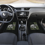 Amazing Trout Fish Custom Green American Flag Car Floor Mats 211803 - YourCarButBetter
