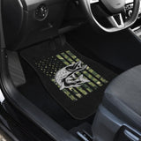 Amazing Trout Fish Custom Green American Flag Car Floor Mats 211803 - YourCarButBetter
