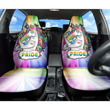 Amazing Unicorn LGBT Pride Car Seat Covers 210201 - YourCarButBetter